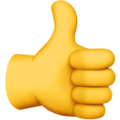 Emoji thumbs up